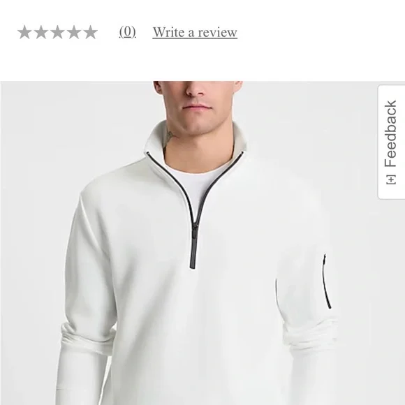 EXPRESS Men's NWT Quarter Zip Sweater - Picture 4 of 7